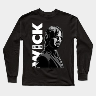 focus and John Wick Long Sleeve T-Shirt